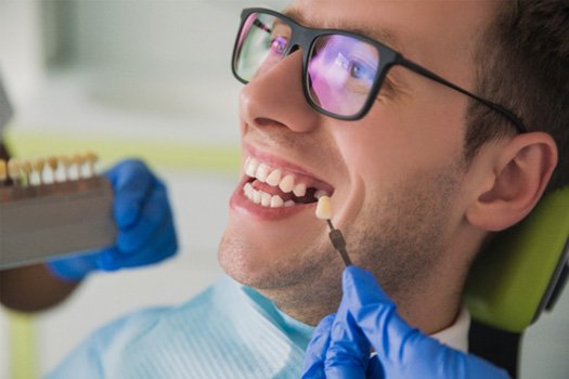 A man with a missing tooth near Somerset.